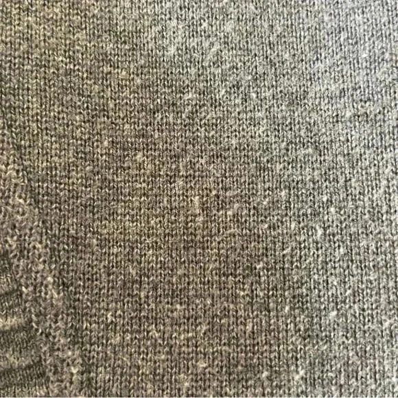 Kenneth Cole Cotton  Blend Military Buttons Gray Warm Cozy Women’s Sweater SZ PM - Picture 3 of 10